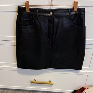 Brand New with tags Sleek Black Mini Skirt